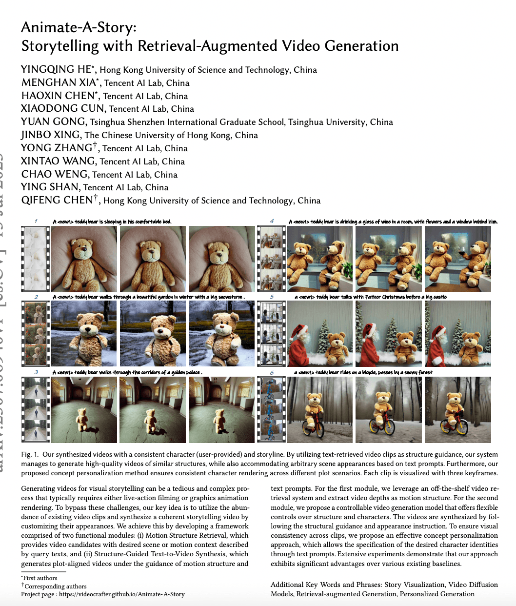 Notes on Animate-A-Story: Storytelling with Retrieval-Augmented Video Generation